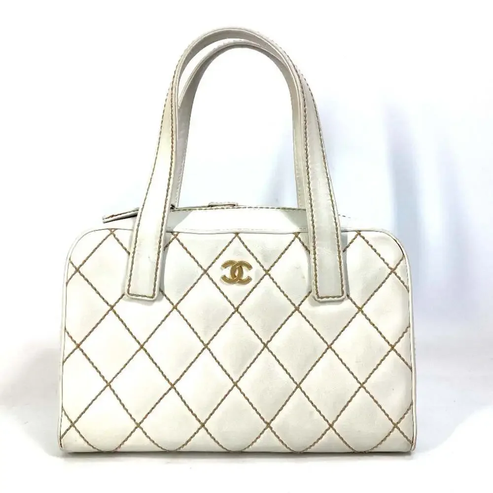 CHANEL Vintage White Bag